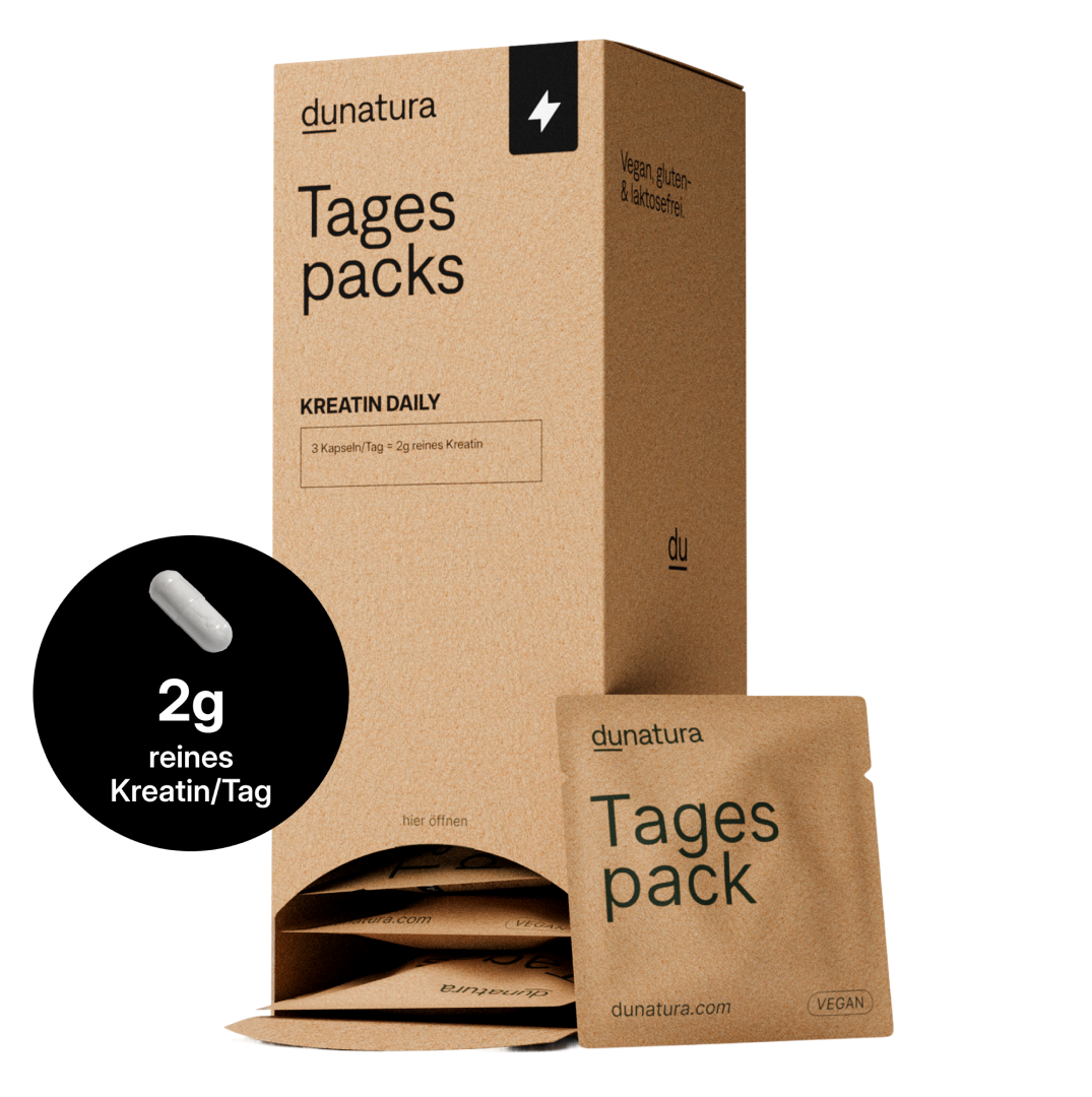 Tagespacks Kreatin DAILY (2g reines Kreatin/Tag)