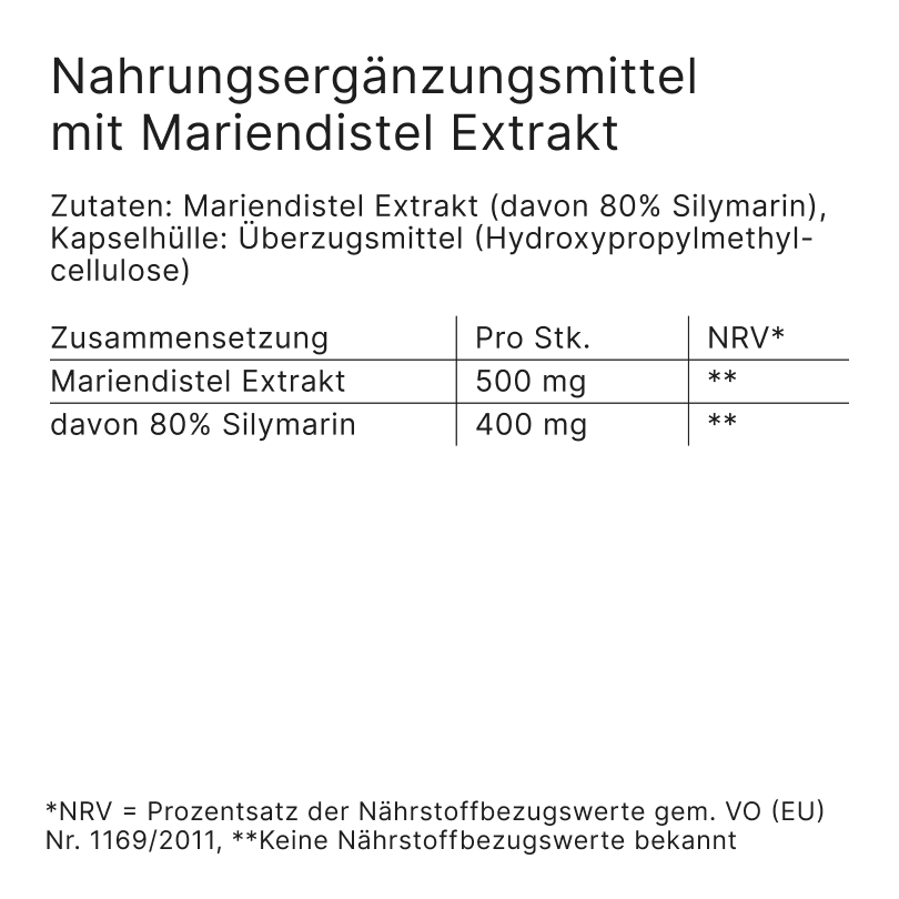 Mariendistel Extrakt