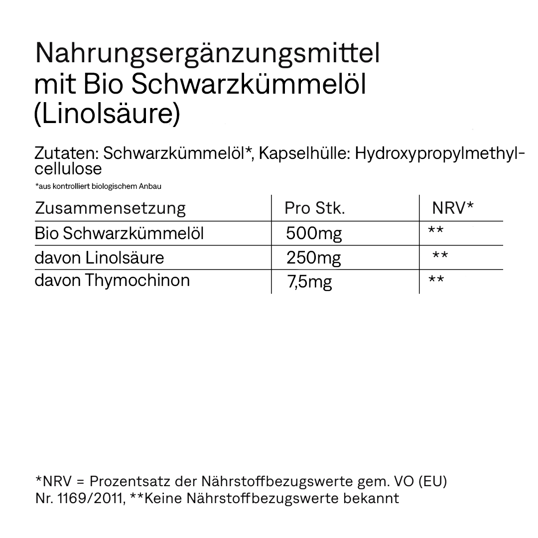 Bio Schwarzkümmelöl