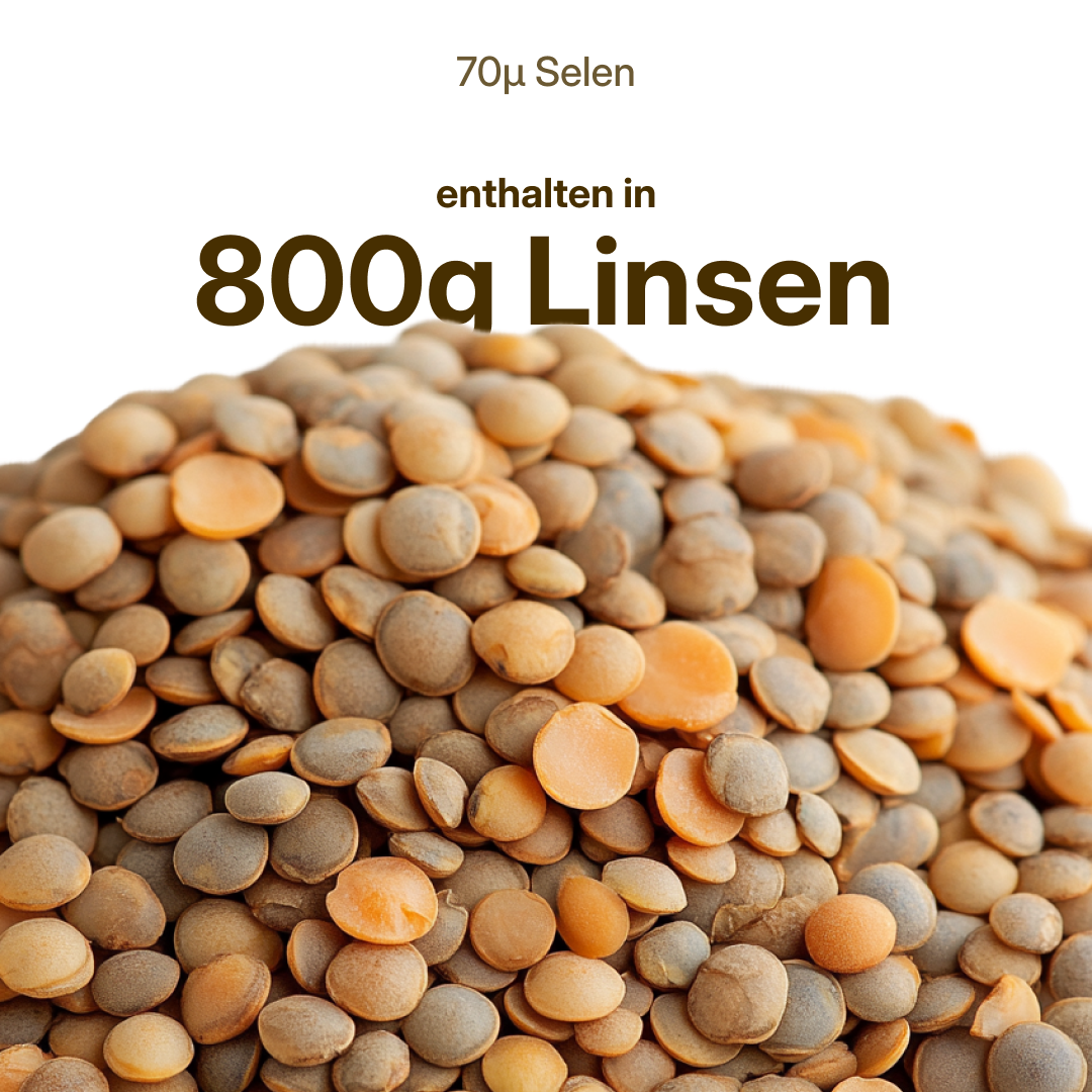 Selen (70 μg) – vegan & ohne Zusatzstoffe | 56 Kapseln in Glasflasche