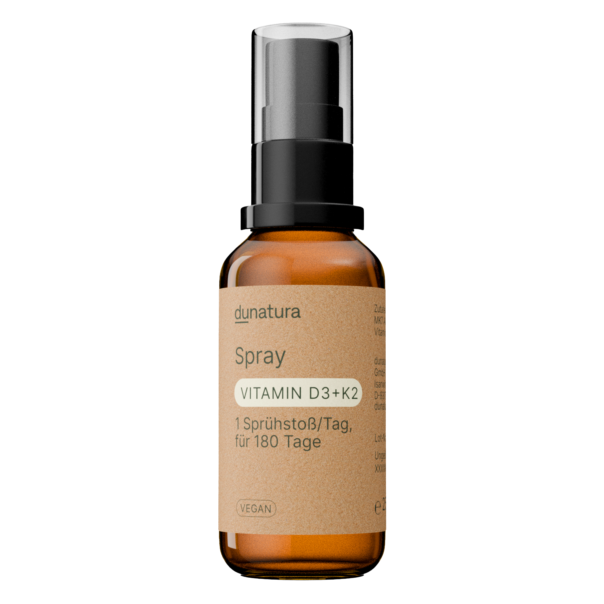 Vitamin D3 K2 (MK7 K2VITAL) Spray - vegan - 25ml - 1000 I.E.